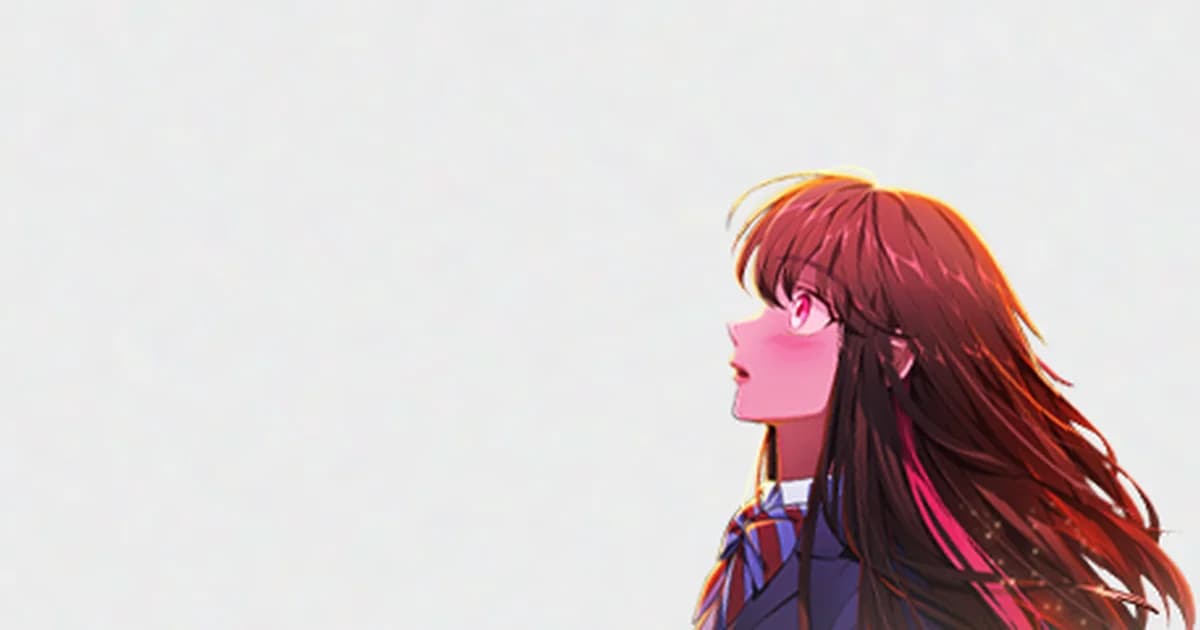 Official Dark Moon: The Blood Altar webtoon character art of protagonist Sooha in school uniform, looking upward in profile