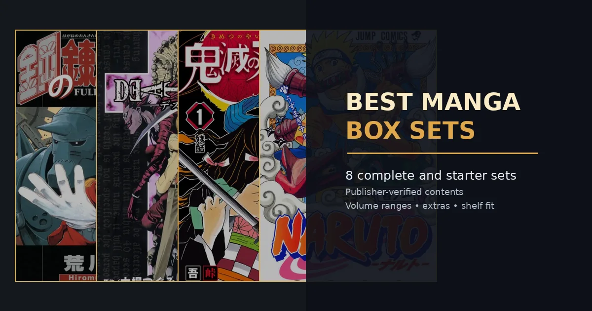 Best Manga Box Sets: 8 Complete Runs and Starter Sets