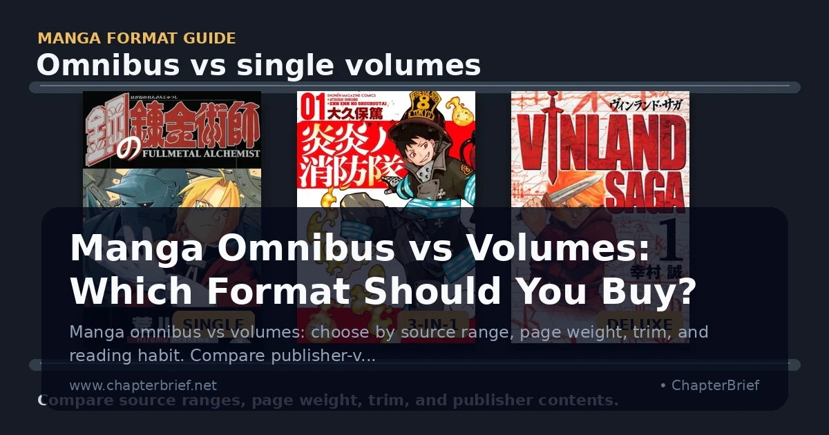 Manga Omnibus vs Volumes: Which Format Should You Buy?