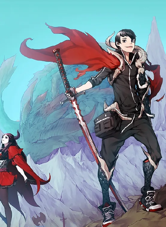 Overgeared manhwa cover featuring Grid in full boss gear set
