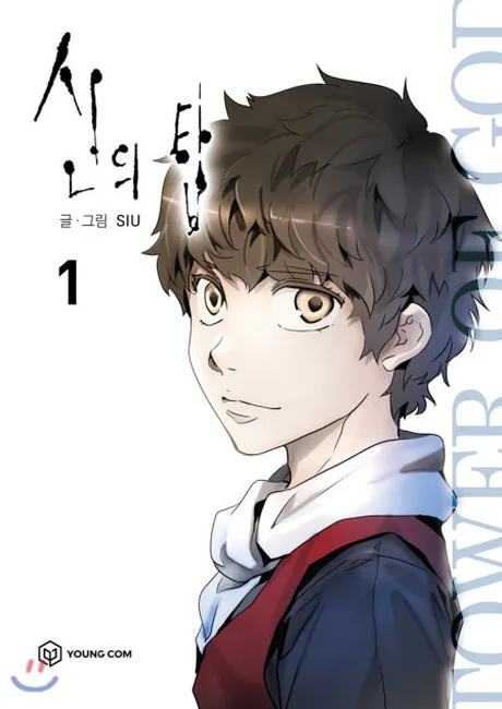 Tower of God cover representing floor-by-floor descent manhwa with MiA atmosphere