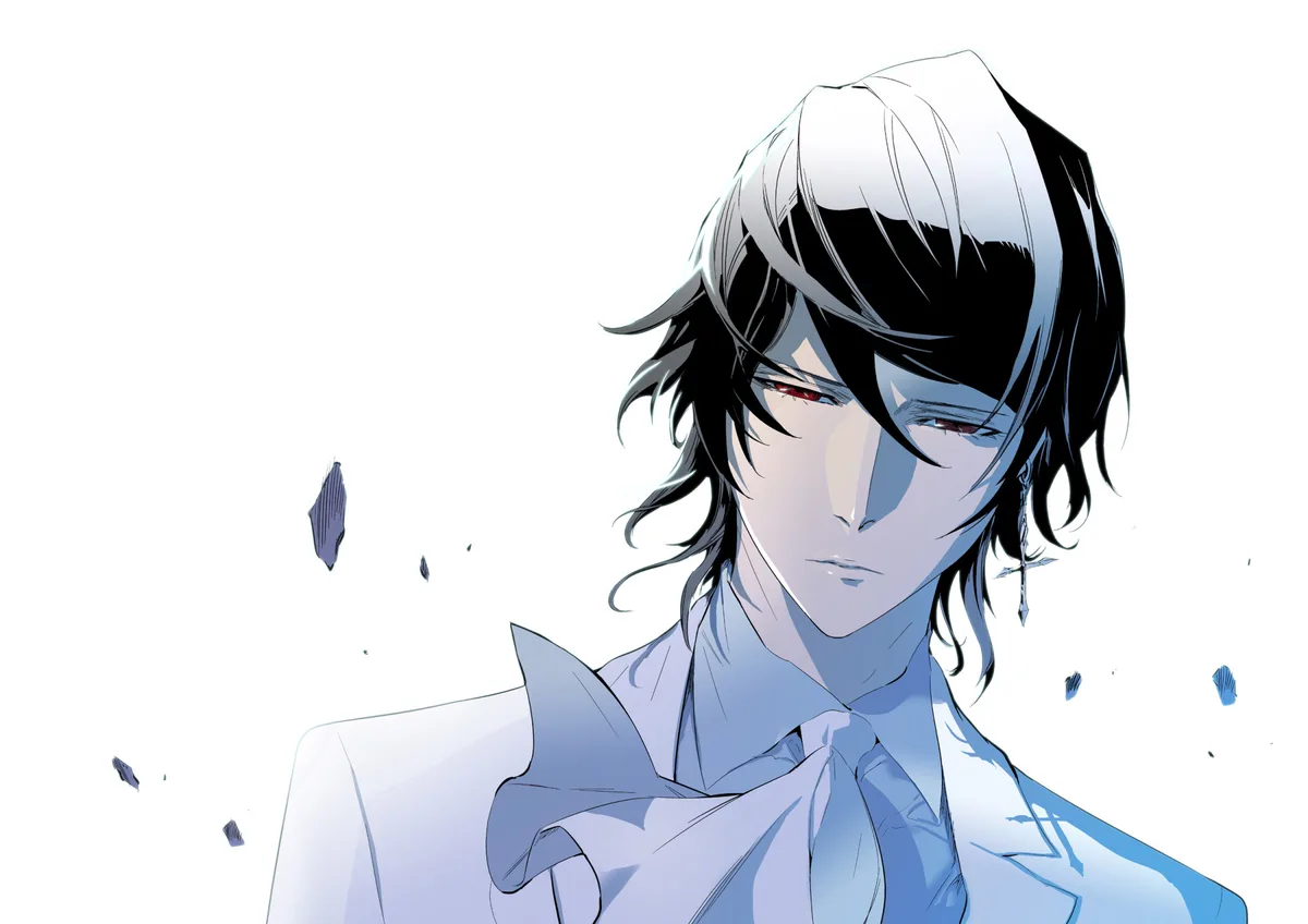 Noblesse official promotional banner showing Cadis Etrama di Raizel with the Noble clan in a dramatic composition