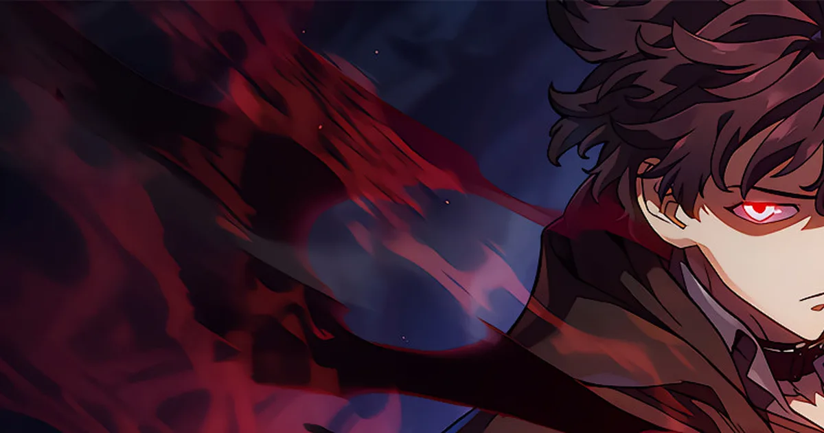 Vikir Von Baskerville from Revenge of the Baskerville Bloodhound in the training compound, holding back his full capability during the childhood arc