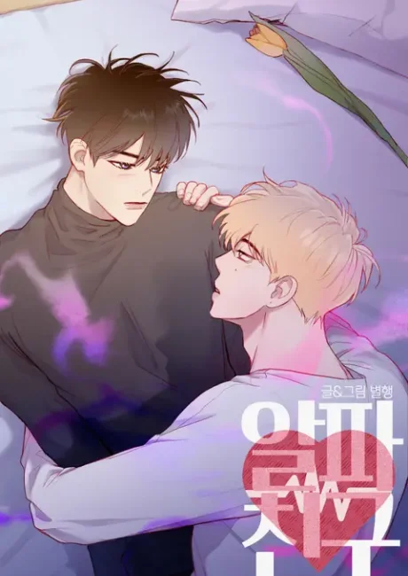 Boyfriends manhwa series cover art, official promotional image